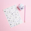 Coală Stickere Planner - Workaholic - imagine 2