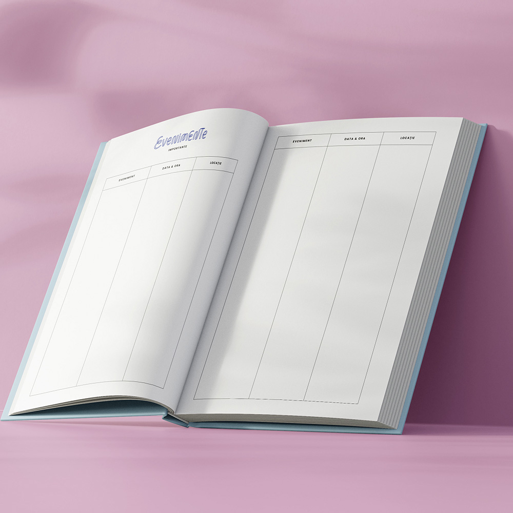 Agendă nedatată tip planner 01 - imagine 5