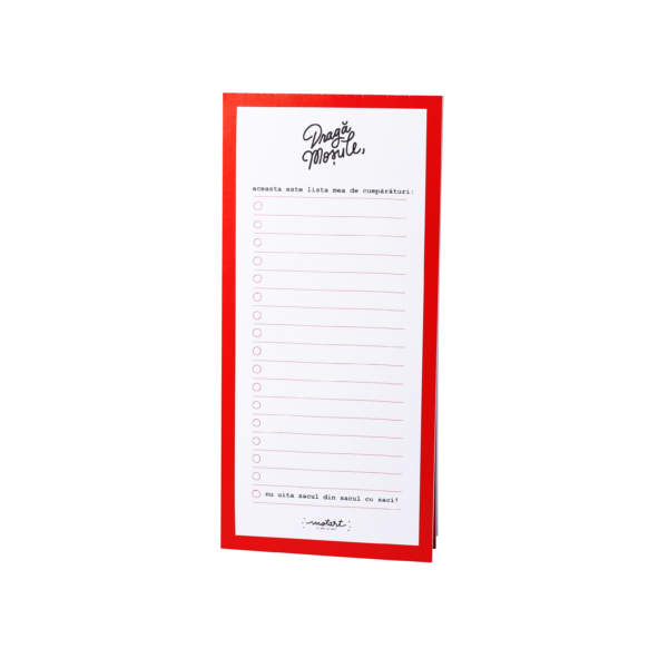 Notepad Shopping List - Ediție de Crăciun