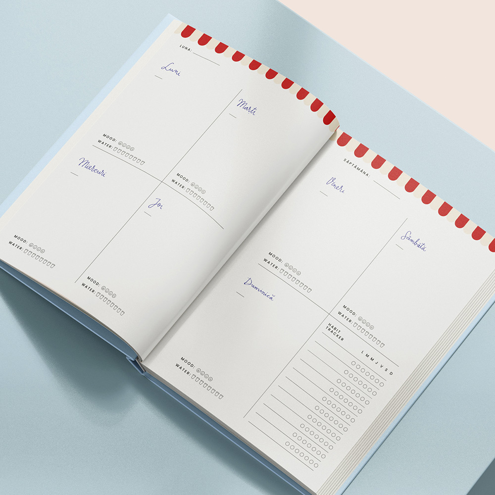 Agendă nedatată tip planner 01 - imagine 4