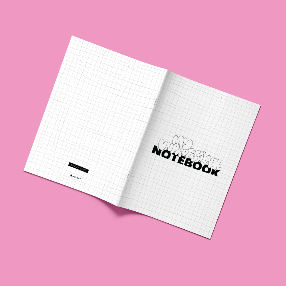 Notebook A5 - Unprofessional - imagine 2