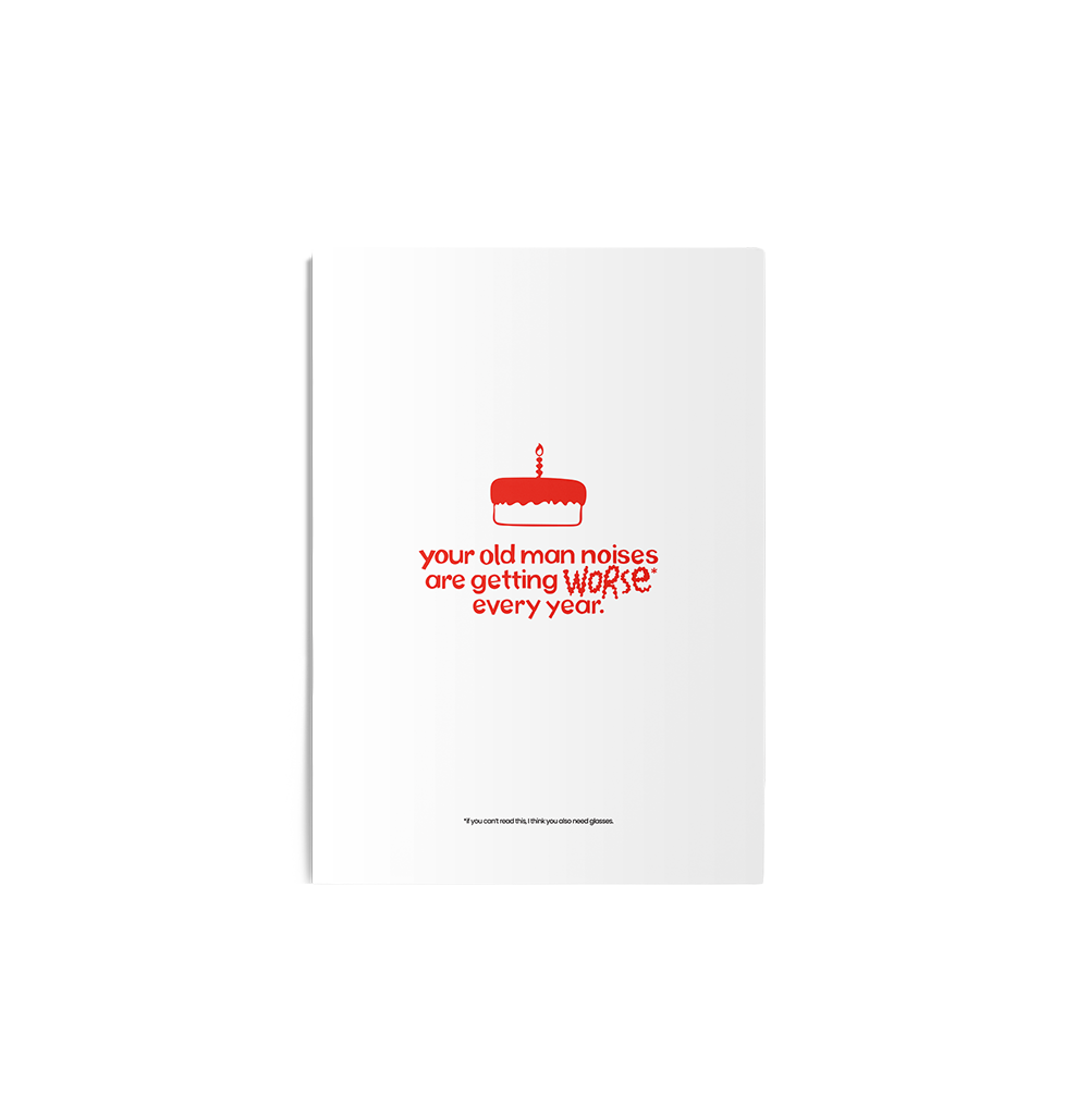 Cartolină - Old man noises