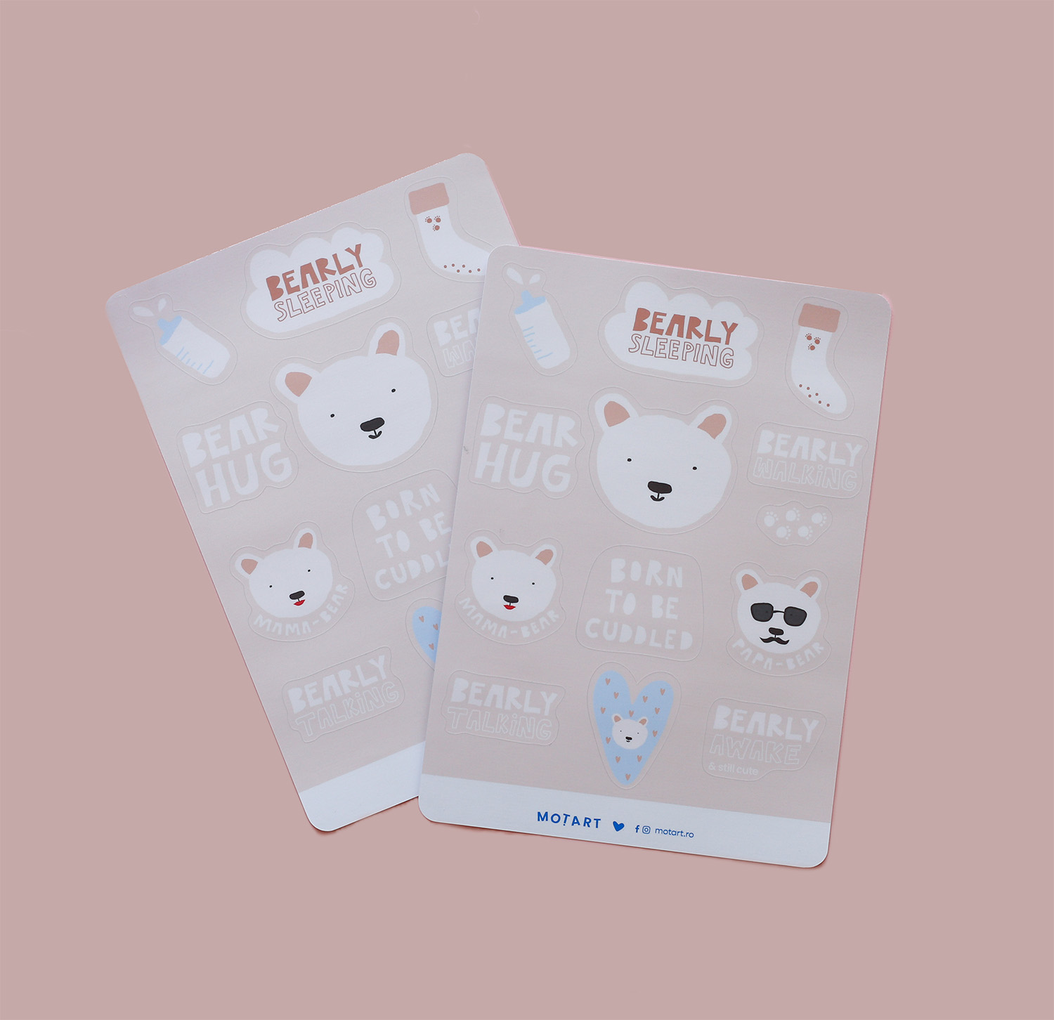 Coală Stickere 'Teddy Bear' - imagine 2