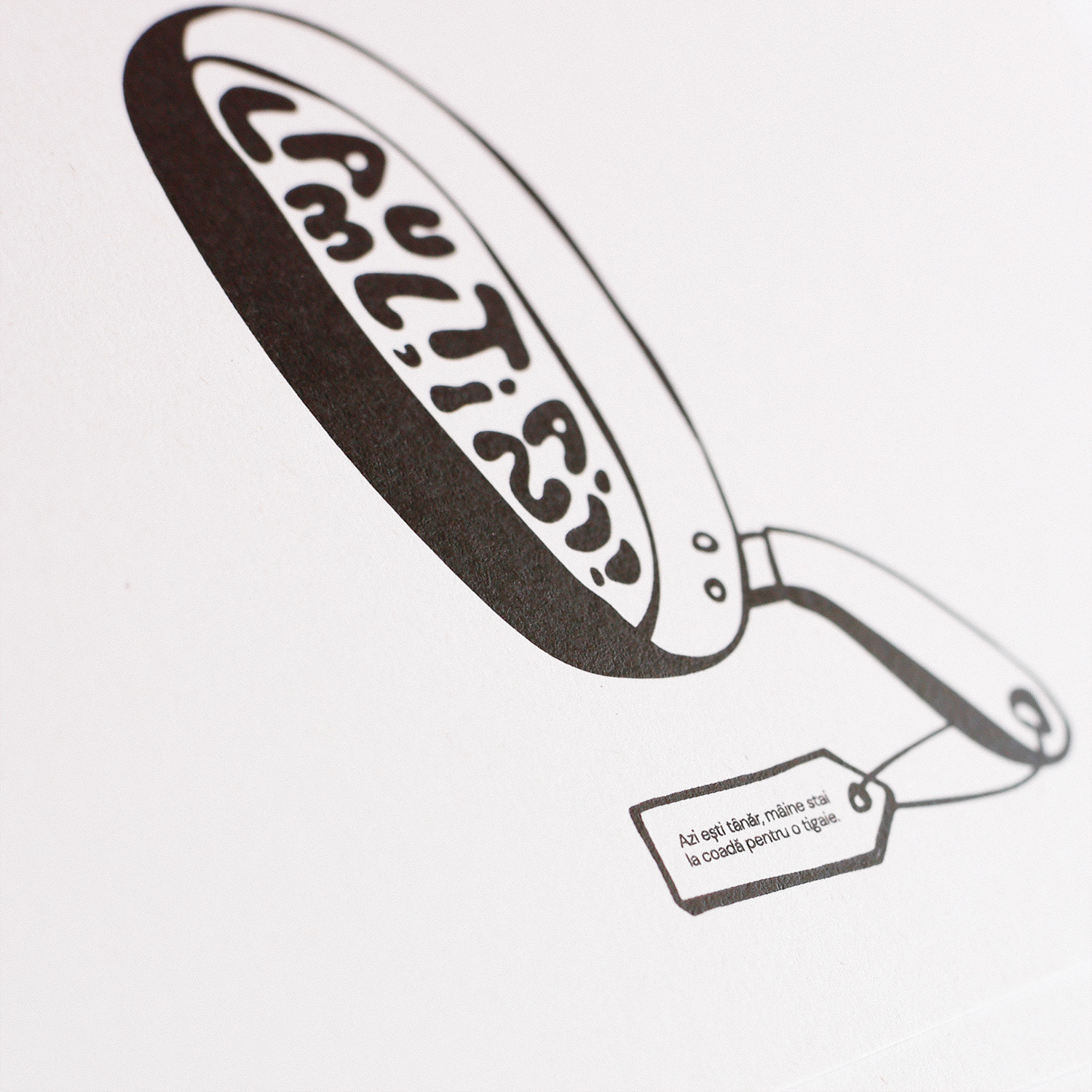 Cartolină - Tigaie - imagine 3