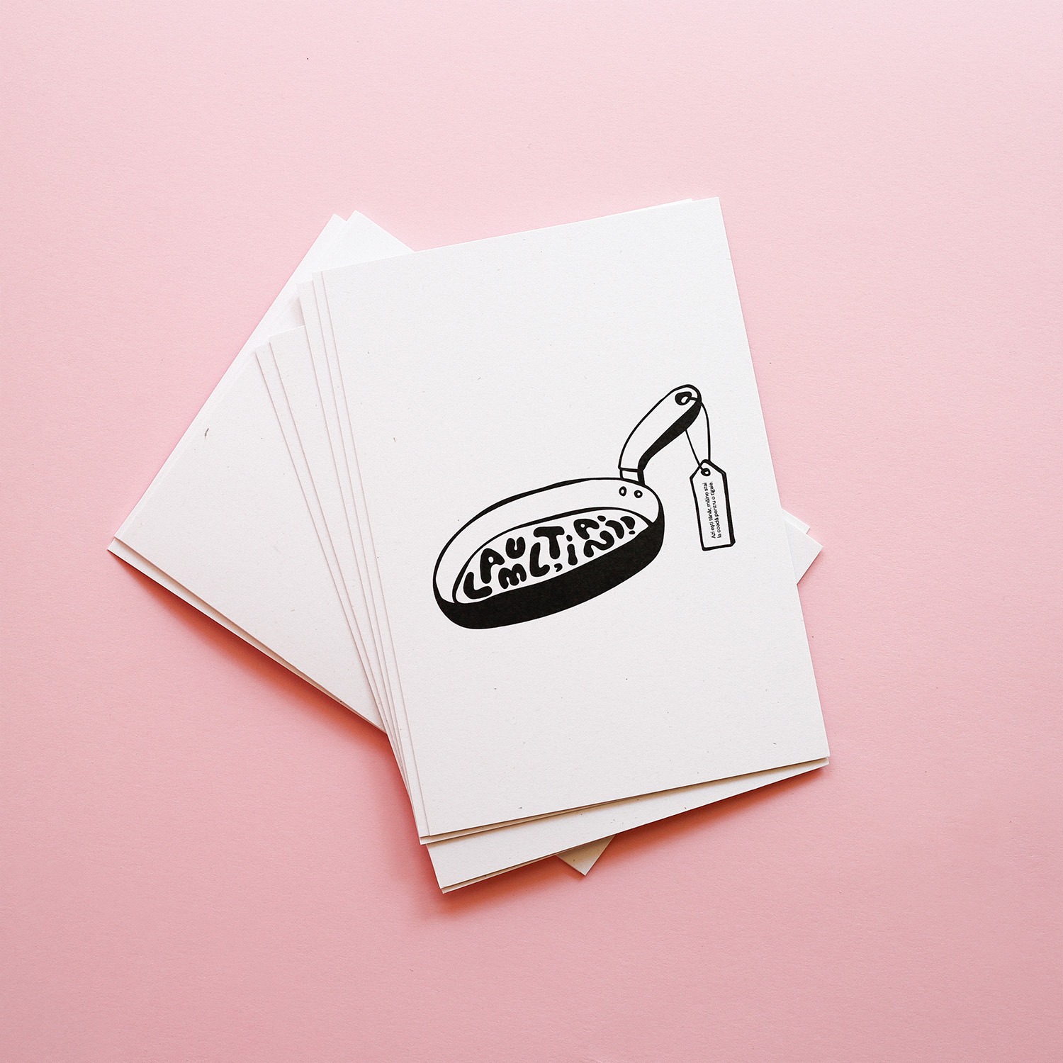 Cartolină - Tigaie - imagine 2