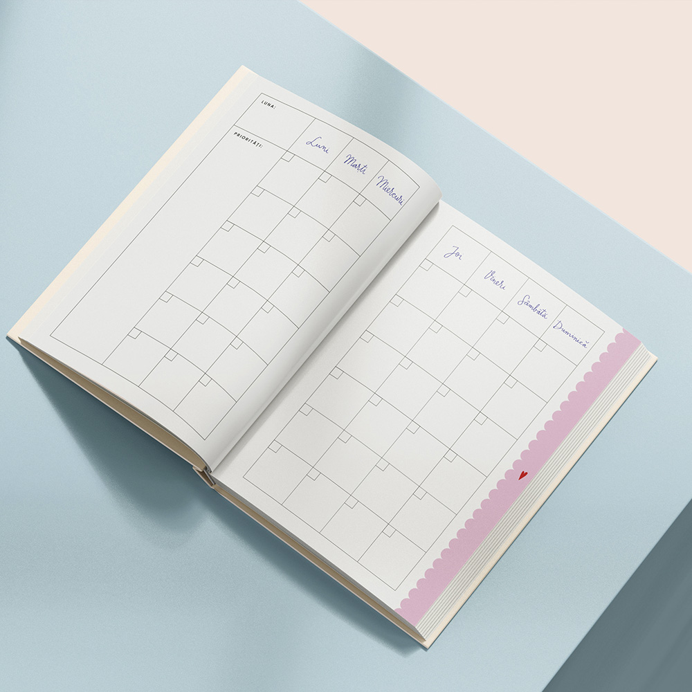 Agendă nedatată tip planner 02 - imagine 3