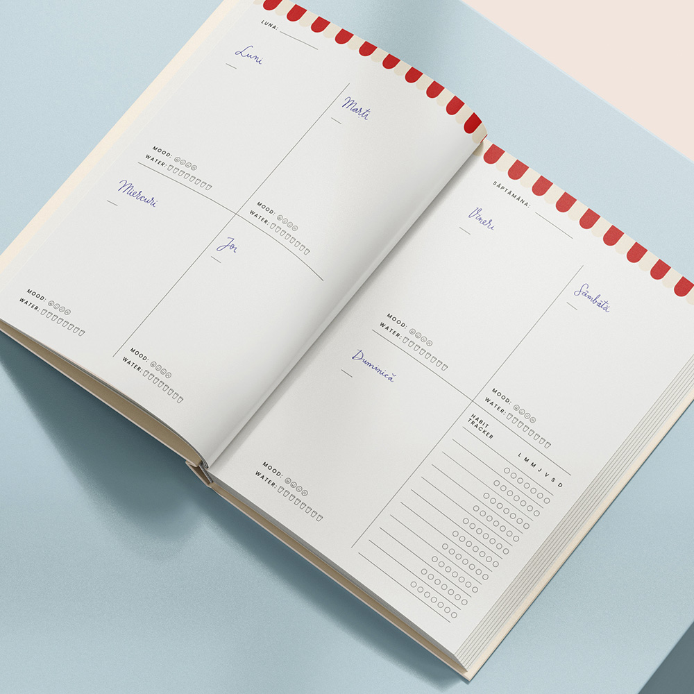 Agendă nedatată tip planner 02 - imagine 4